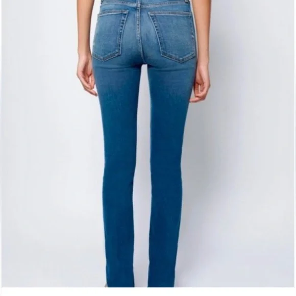 Re/Done Levi's 80s Slim Straight High Rise Jeans sz 27 - Picture 2 of 14